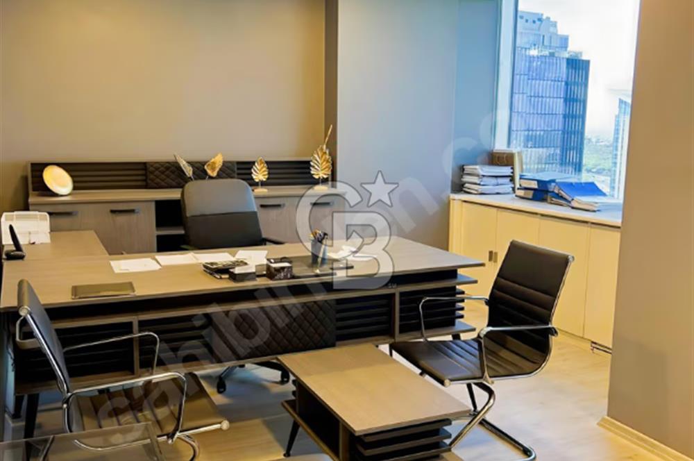 Maslak Beybi Giz plaza 250m2 full dekorasyonlu 14. Kat kiralık