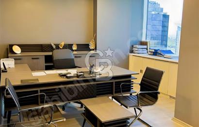 Maslak Beybi Giz plaza 250m2 full dekorasyonlu 14. Kat kiralık