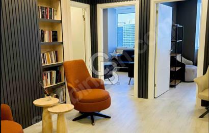 Maslak Beybi Giz plaza 250m2 full dekorasyonlu 14. Kat kiralık