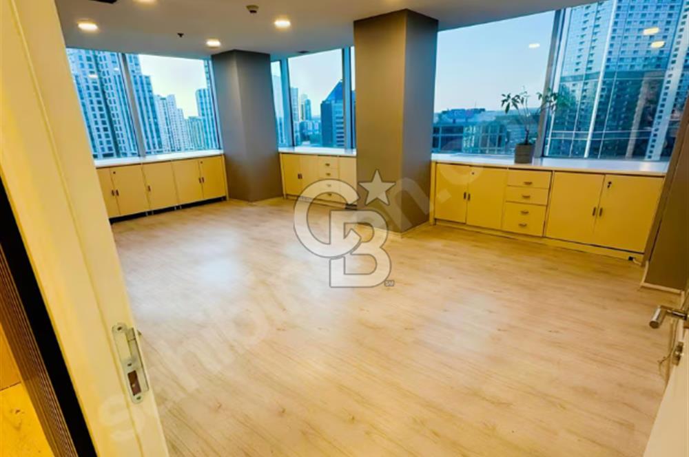 Maslak Beybi Giz plaza 250m2 full dekorasyonlu 14. Kat kiralık