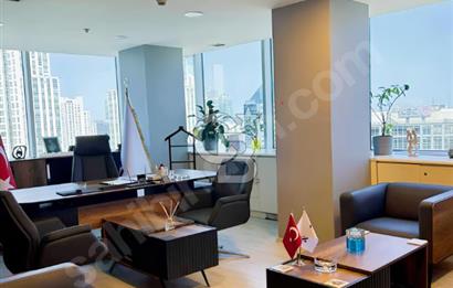 Maslak Beybi Giz plaza 250m2 full dekorasyonlu 14. Kat kiralık