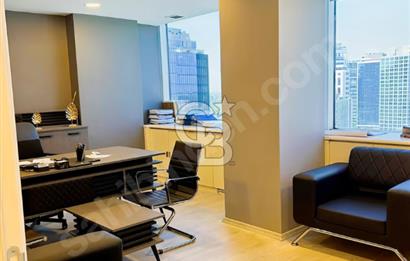 Maslak Beybi Giz plaza 250m2 full dekorasyonlu 14. Kat kiralık