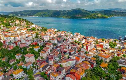 Sarıyer Merkez Teraslı ve Boğaz Manzaralı Satılık Komple Bina