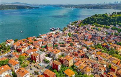 Sarıyer Merkez Teraslı ve Boğaz Manzaralı Satılık Komple Bina