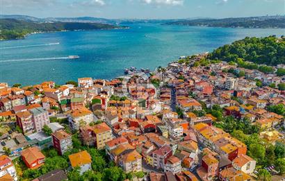 Sarıyer Merkez Teraslı ve Boğaz Manzaralı Satılık Komple Bina