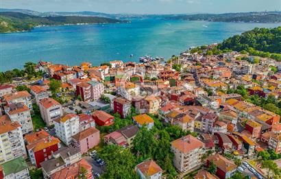 Sarıyer Merkez Teraslı ve Boğaz Manzaralı Satılık Komple Bina
