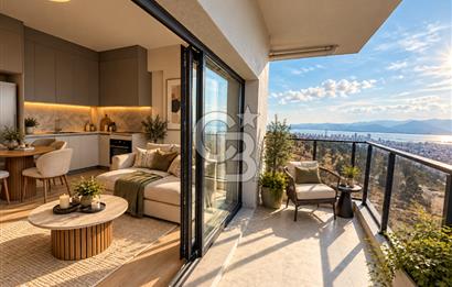 ÇİĞLİ İZKENT'TE HAVUZLU SİTE İÇERİSİNDE 1+1 55M2 SATILIK LÜKS DAİRE
