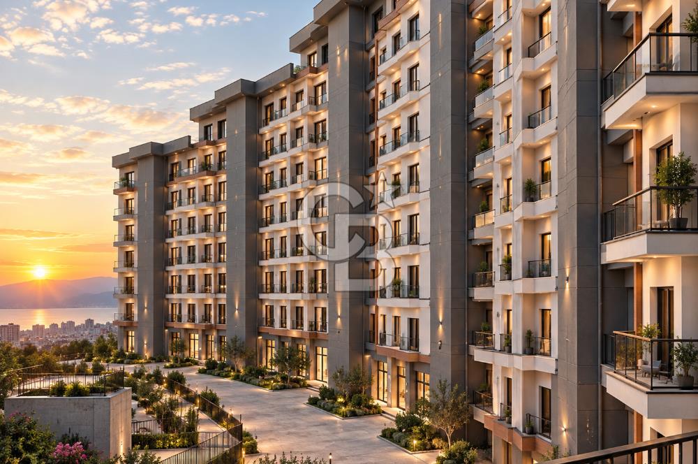 ÇİĞLİ İZKENT'TE HAVUZLU SİTE İÇERİSİNDE 1+1 55M2 SATILIK LÜKS DAİRE