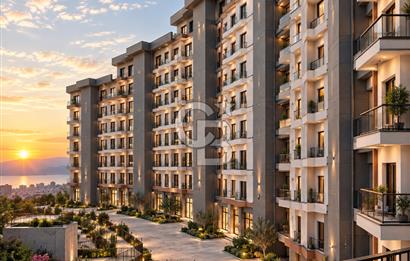 ÇİĞLİ İZKENT'TE HAVUZLU SİTE İÇERİSİNDE 1+1 55M2 SATILIK LÜKS DAİRE