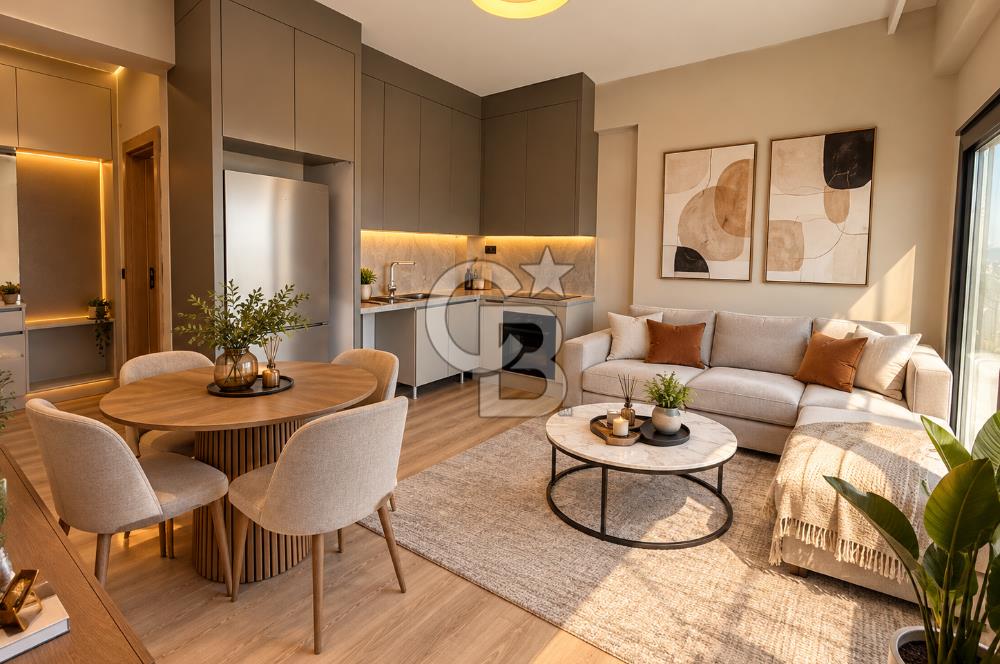 ÇİĞLİ İZKENT'TE HAVUZLU SİTE İÇERİSİNDE 1+1 55M2 SATILIK LÜKS DAİRE