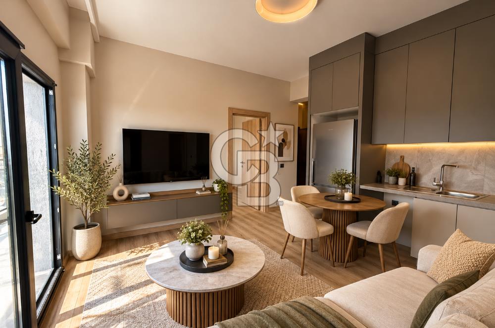 ÇİĞLİ İZKENT'TE HAVUZLU SİTE İÇERİSİNDE 1+1 55M2 SATILIK LÜKS DAİRE