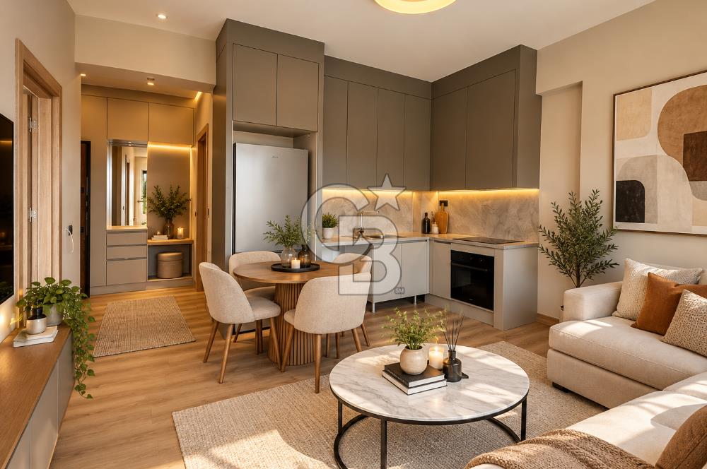 ÇİĞLİ İZKENT'TE HAVUZLU SİTE İÇERİSİNDE 1+1 55M2 SATILIK LÜKS DAİRE