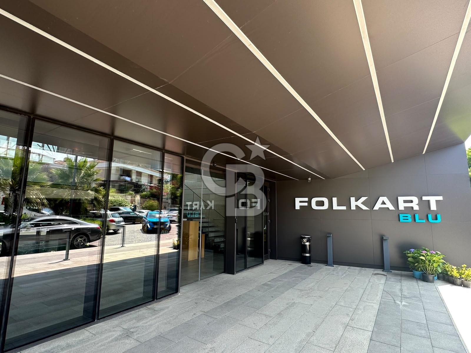 Çeşme Folkart Blu'da Denize Sıfır Bahçeli 3+1 Residence Daire