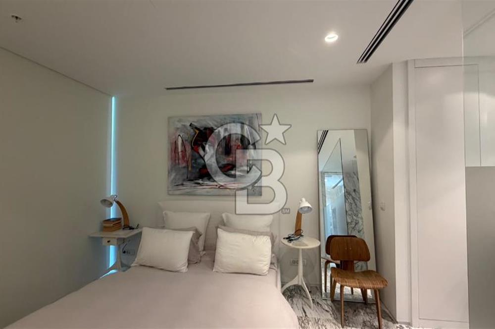 Çeşme Folkart Blu'da Denize Sıfır Bahçeli 3+1 Residence Daire