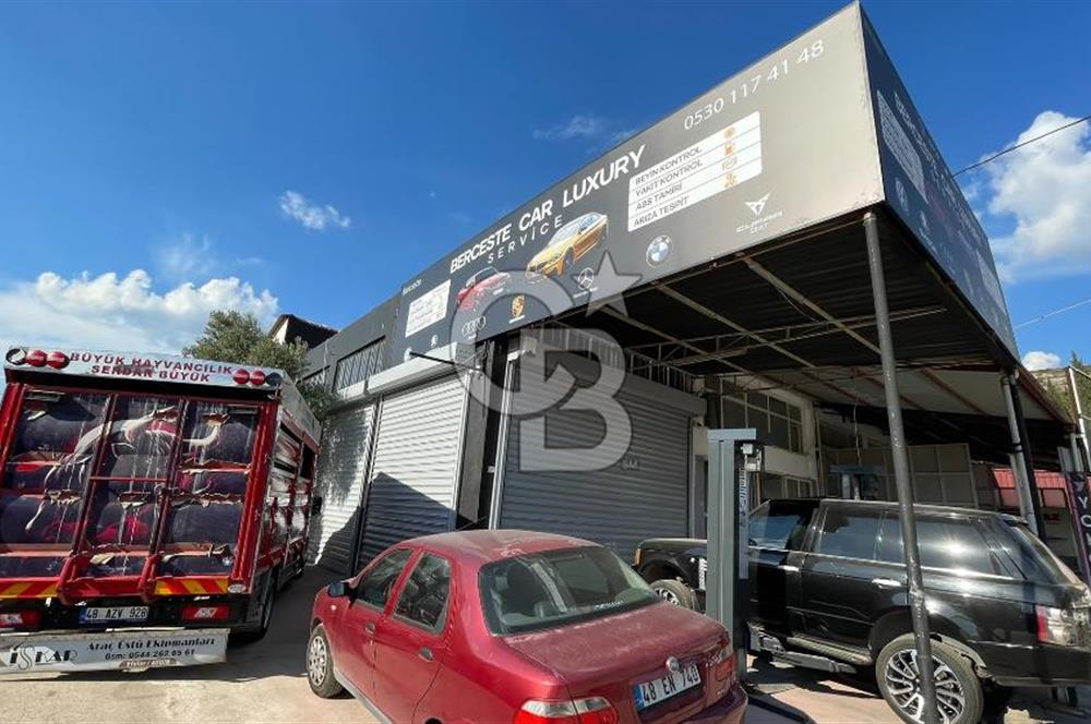 MUĞLA MENTEŞE SANAYİ SİTESİ’NDE DEVREN KİRALIK KÖŞE DÜKKÂN | 101 m² + 25 m² ASMA KAT