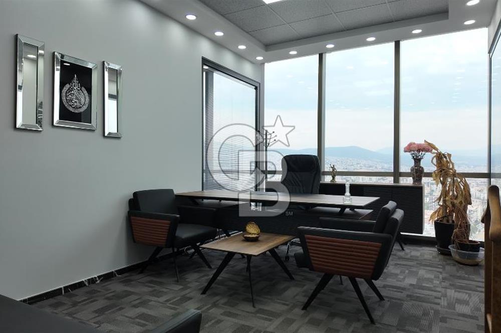 FOLKART TOWERS B KULEDE PRESTİJLİ, KİRALIK FULL EŞYALI OFİS