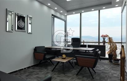 FOLKART TOWERS B KULEDE PRESTİJLİ, KİRALIK FULL EŞYALI OFİS