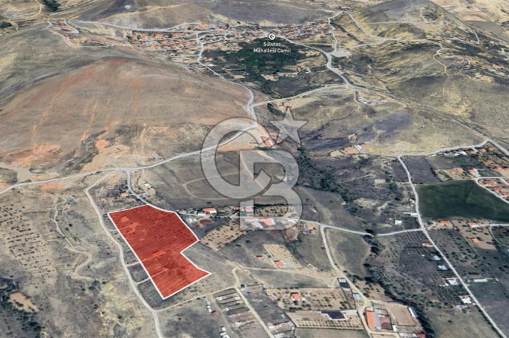 CB'DEN SULUTAS'TA YOLA CEPHELİ,ALTYAPISI TAM YATIRIMLIK ARAZİ