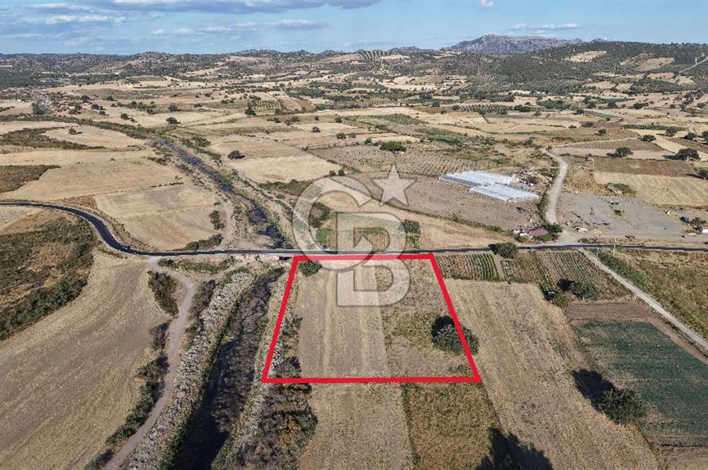 ÇANAKKALE EZİNE AKÇAKEÇİLİDE 7775 m² ASFALT YOLA CEPHE SATILIK ARAZİ