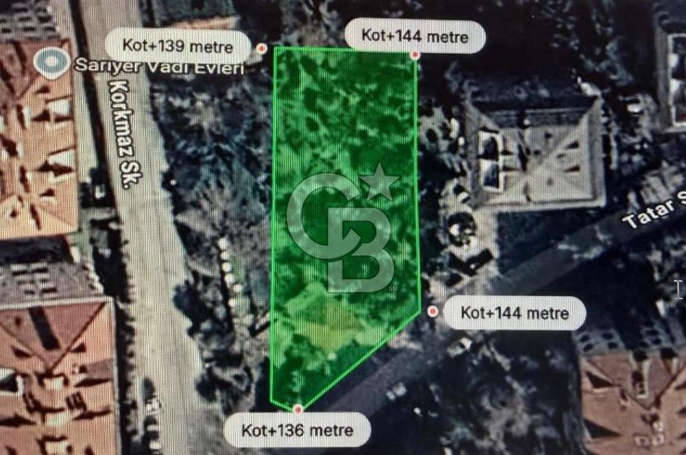 Sarıyer Zekeriyaköy mahallesi 1.634 m2 satılık taşınmaz