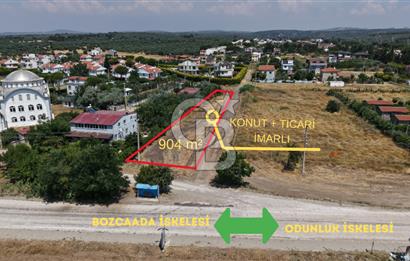 GEYİKLİ ODUNLUK DENİZE 200 mt SATILIK ARSA KONUT+TURİZM İMARLI