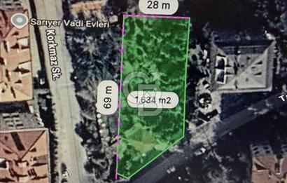 Sarıyer Zekeriyaköy mahallesi 1.634 m2 satılık taşınmaz