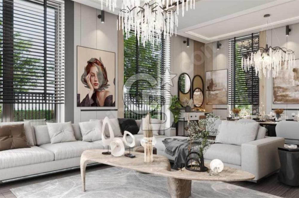 MODERN YAŞAMA UYGUN GENİŞ AYRICALIKLI SİTE İÇİNDE VİLLA