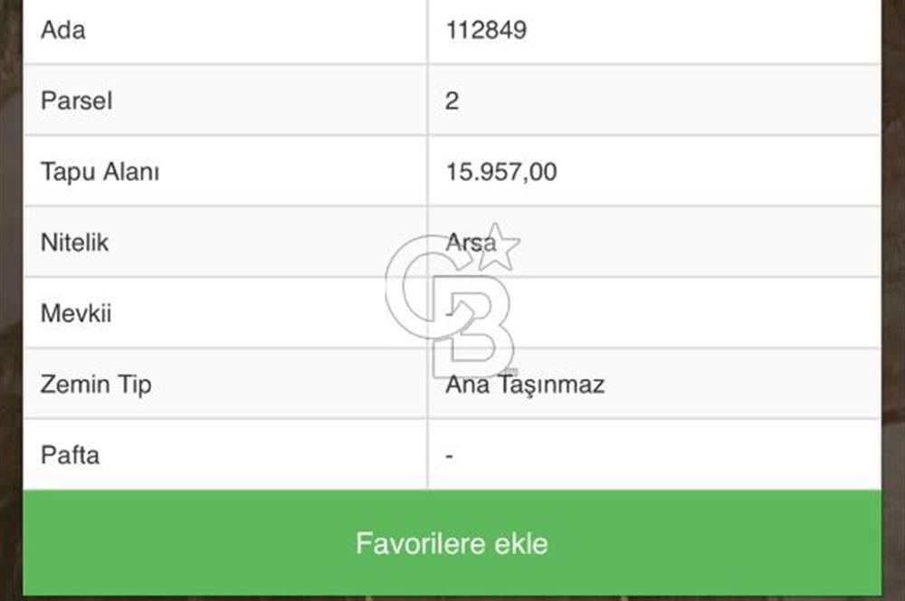 GÖLBAŞI KARŞIYAKA'DA 15.957 M² TEK TAPU SATILIK ARSA