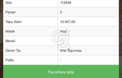 GÖLBAŞI KARŞIYAKA'DA 15.957 M² TEK TAPU SATILIK ARSA