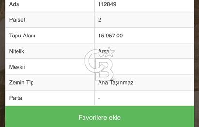 GÖLBAŞI KARŞIYAKA'DA 15.957 M² TEK TAPU SATILIK ARSA