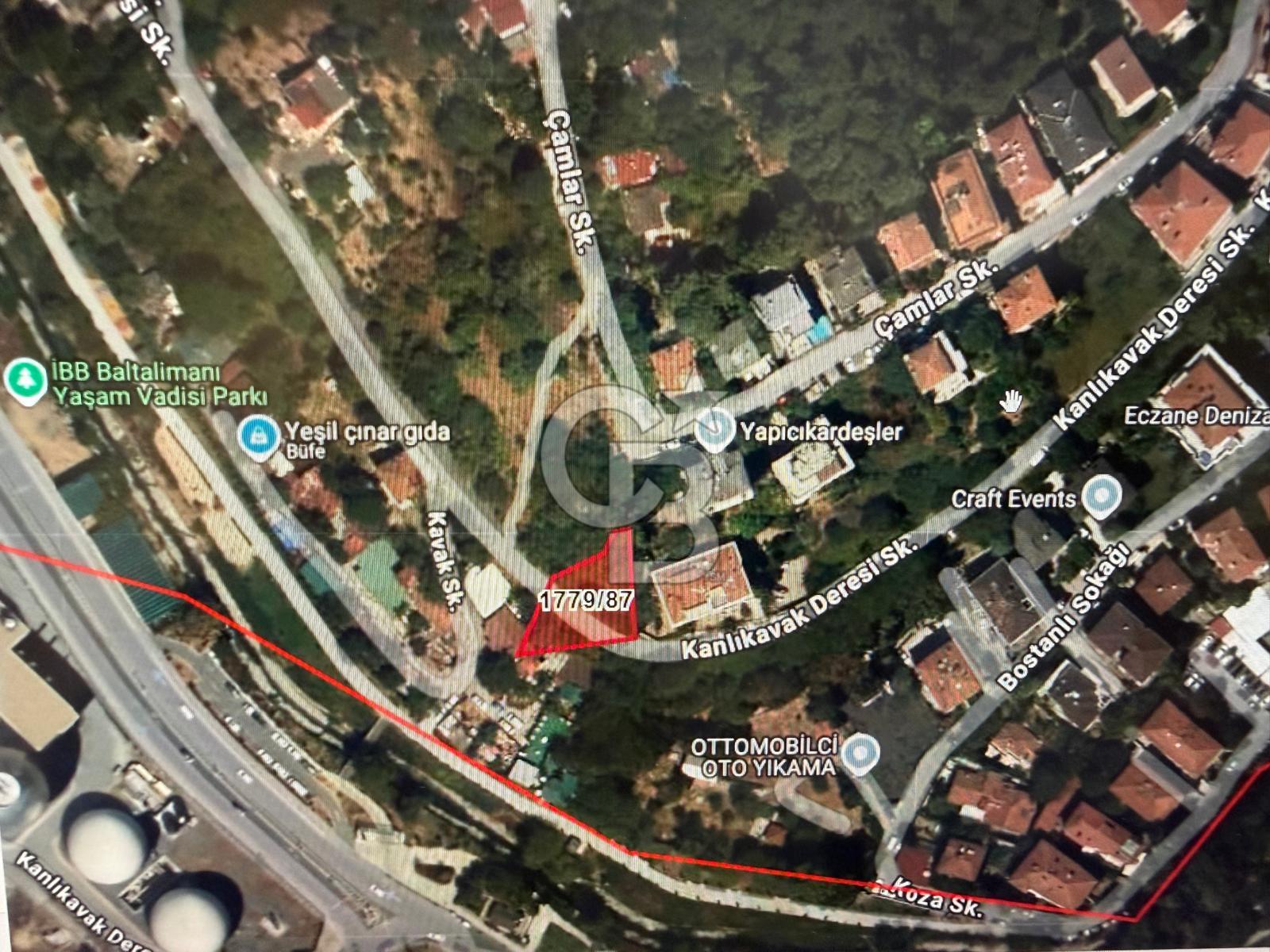 Emirgan Baltalimanı'nda Boğaziçi Manzaralı 640m² Satılık Arsa