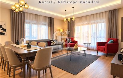 KARTAL PANORAMA'DA DENİZ VE ADALAR MANZARALI KİRALIK 3+1