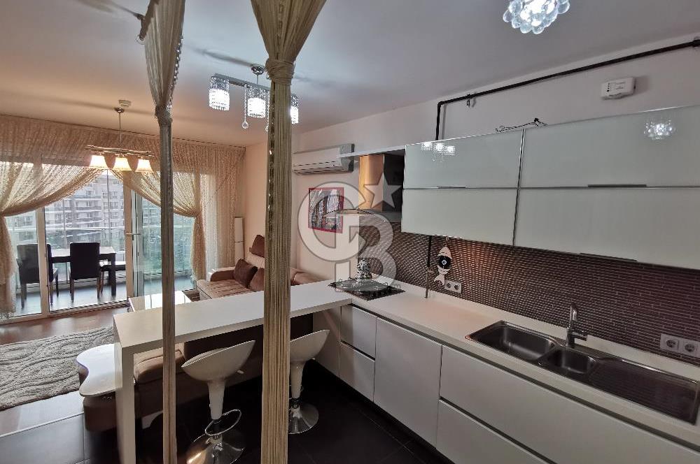 Karşıyaka Mavişehir Park Yaşam Eşyalı 1+1 Satılık Daire