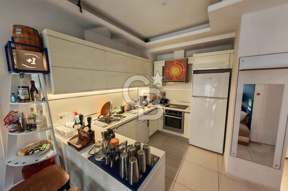 Karşıyaka Yalı Mahallesi Mavişehir Elara Sitesi Eşyalı 1+1 Satılık Daire