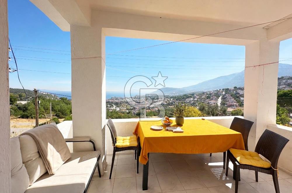   KARABURUN MERKEZDE PANORAMİK DENİZ MANZARALI, ÖZEL BAHÇELİ 2+1 DAİRE