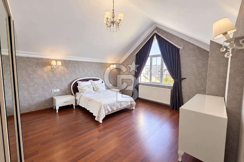 Bağlıca da bahçeli eşyalı lüks 5+1 villa
