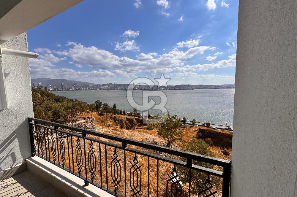 KARŞIYAKA NALDÖKEN‘DE LEBIDERYA DENIZ MANZARALI DAİRE