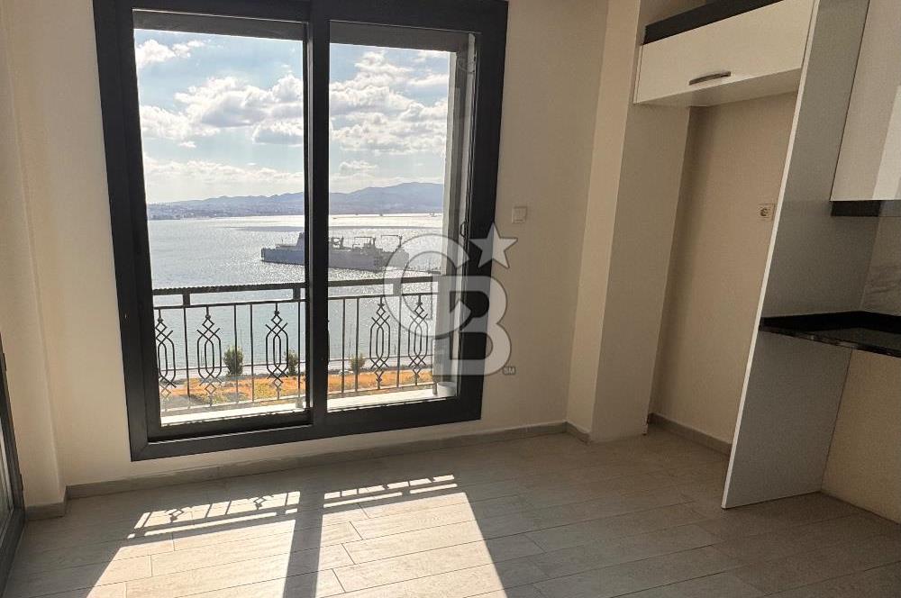 KARŞIYAKA NALDÖKEN‘DE LEBIDERYA DENIZ MANZARALI DAİRE