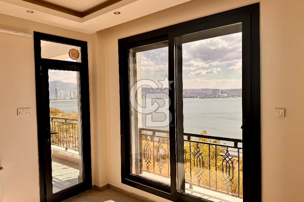 KARŞIYAKA NALDÖKEN‘DE LEBIDERYA DENIZ MANZARALI DAİRE