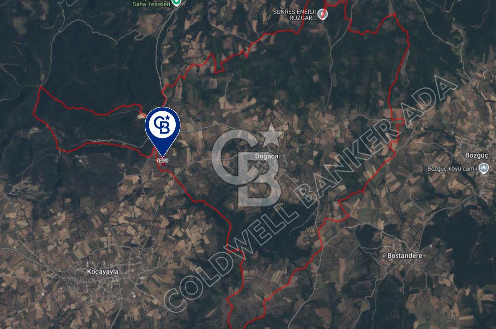 Çanakkale Çan Doğaca’da Elektrik ve Su Kapısında 7.600 m² Satılık Tarla