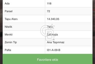 BALIŞEYH AKÇAKAVAK'DA TEK TAPU 14.340 m2 SATILIK TARLA - 1 - 377039