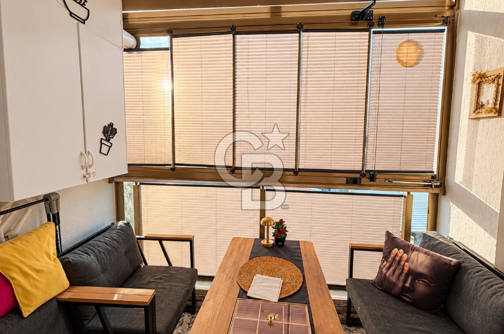 ÇAMLIPINAR'DA 110 M² NET | 2 BANYOLU, ÇİFT BALKONLU 2+1
