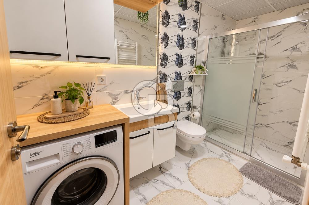 ÇAMLIPINAR'DA 110 M² NET | 2 BANYOLU, ÇİFT BALKONLU 2+1