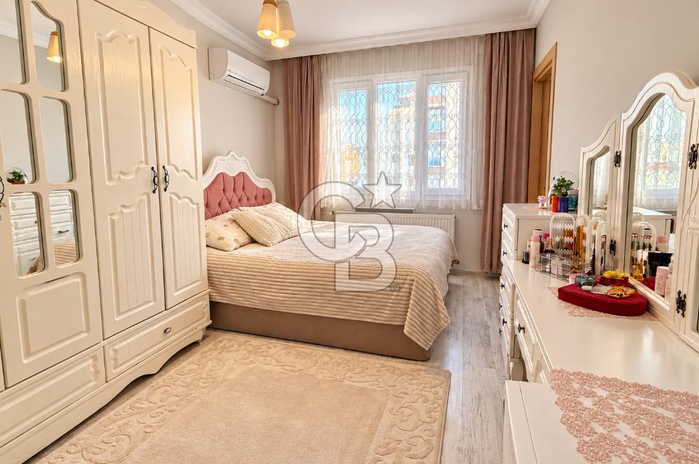 ÇAMLIPINAR'DA 110 M² NET | 2 BANYOLU, ÇİFT BALKONLU 2+1