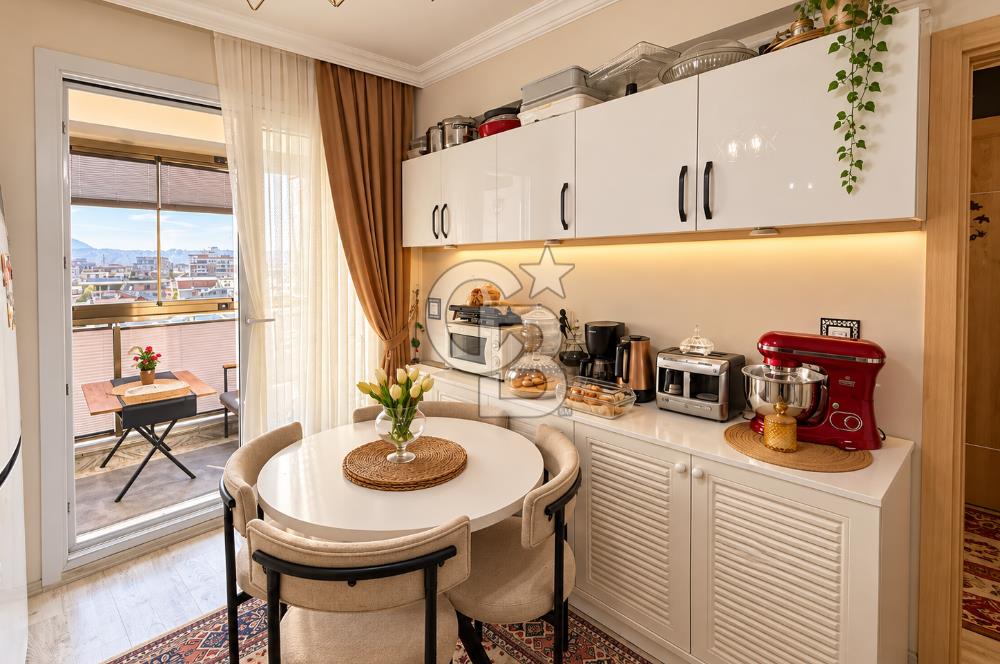 ÇAMLIPINAR'DA 110 M² NET | 2 BANYOLU, ÇİFT BALKONLU 2+1
