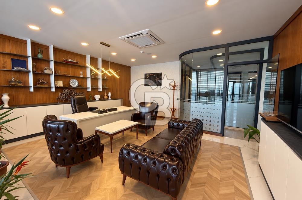 İVEDİK EKSEN PLAZADA SATILIK CADDE CEPHELİ YAPILI&MOBİLYALI OFİS