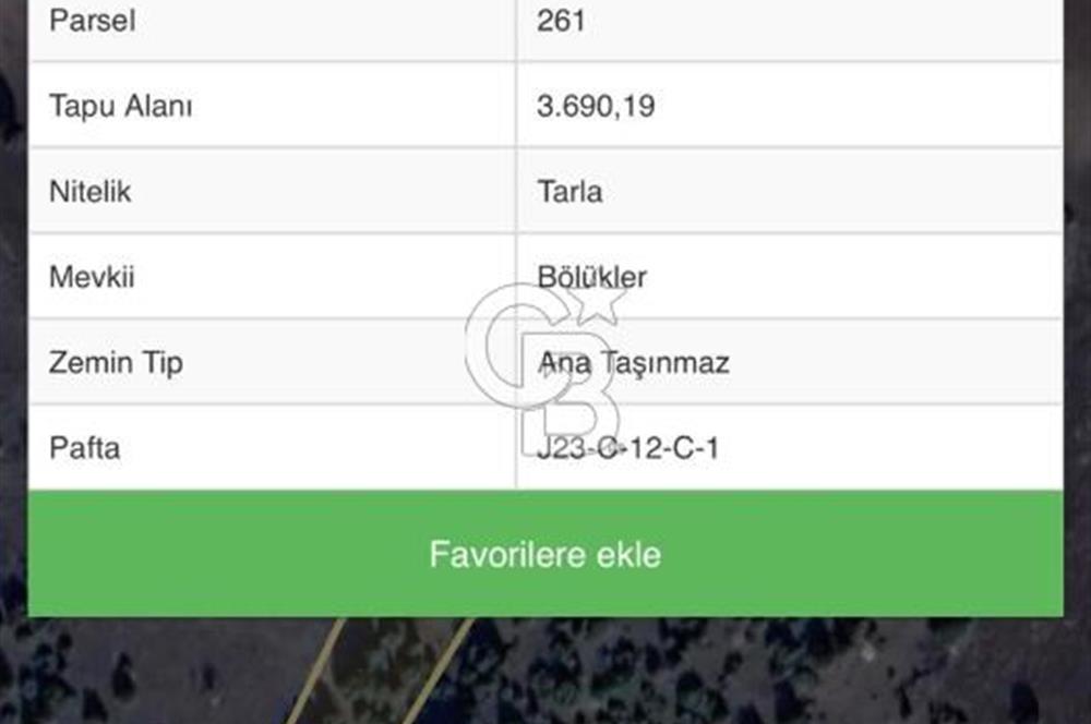 KÜTAHYA ASLANAPA DA YATIRIMLIK TARLA