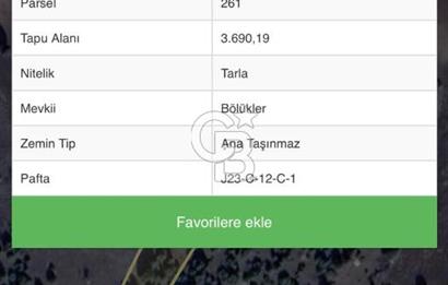 KÜTAHYA ASLANAPA DA YATIRIMLIK TARLA