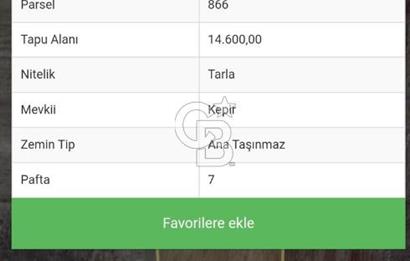 ESKİŞEHİR ÇİFTELER İLÇESİ ARSLANLI KÖYÜ KADASTRO YOLA CEPHE