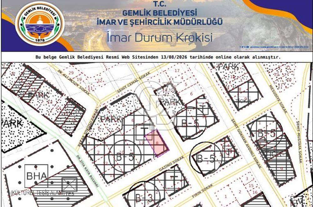 Gemlik Merkezde Çarşı İçi Satılık 5 Katlı Bina